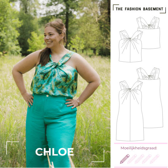 Modelpatroon Top/ Jurk Chloe van "The Fashion Basement"